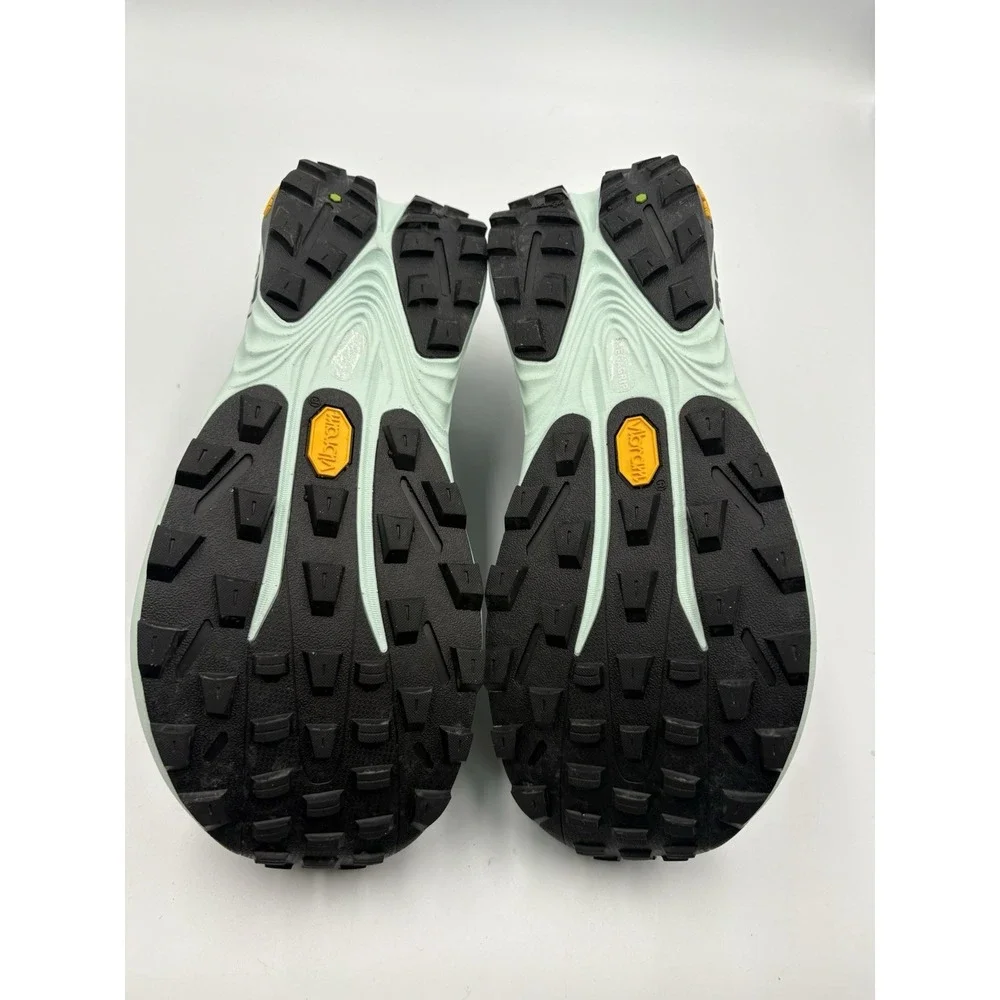 Topo Athletic Vista Max Cushion Trail Running Shoes Black Mint Mens 8.5  10